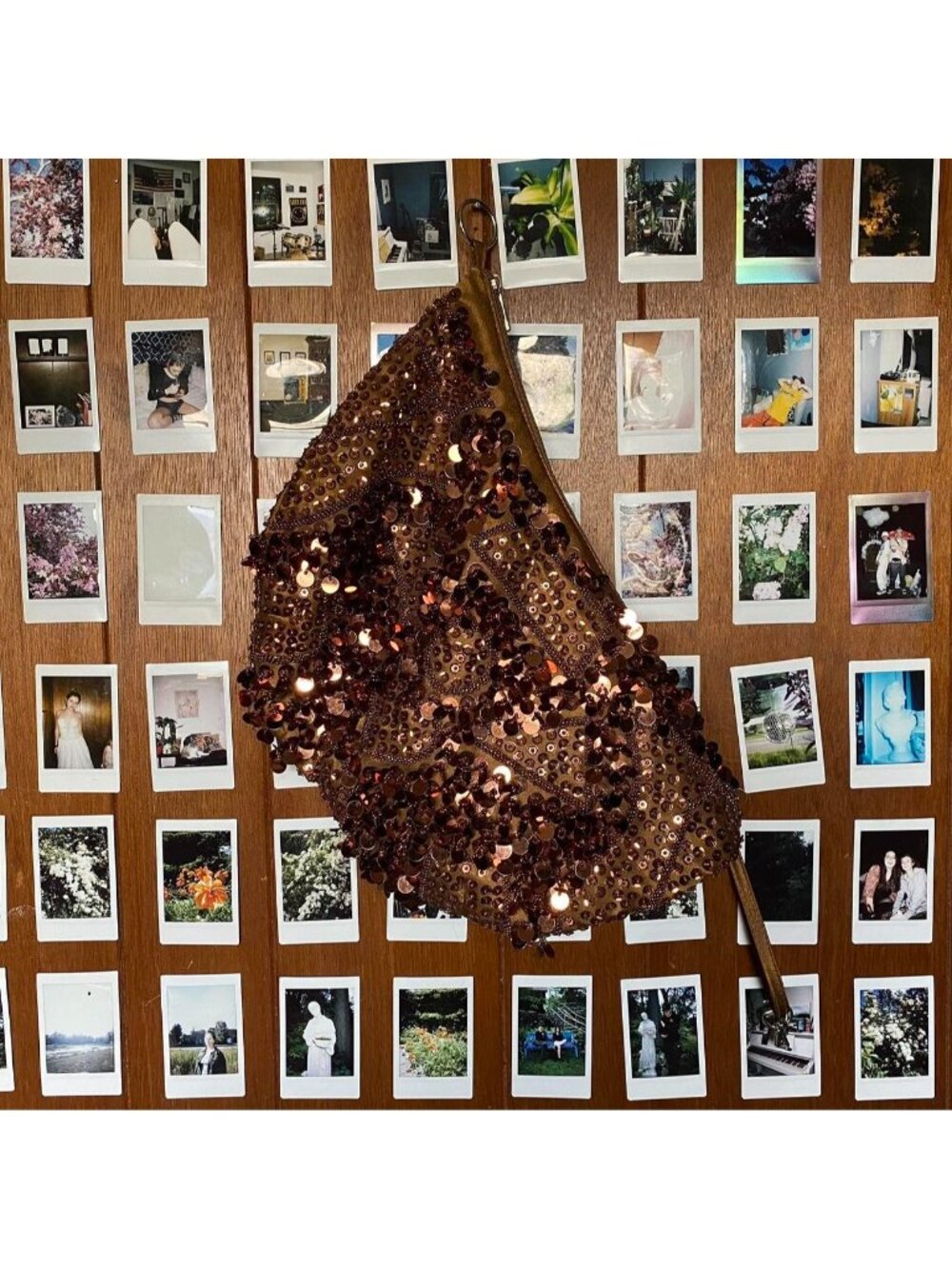 Bronze / Copper Sequin Wristlet